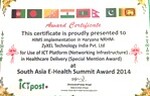 South Asia E-Health Summit Award 2014